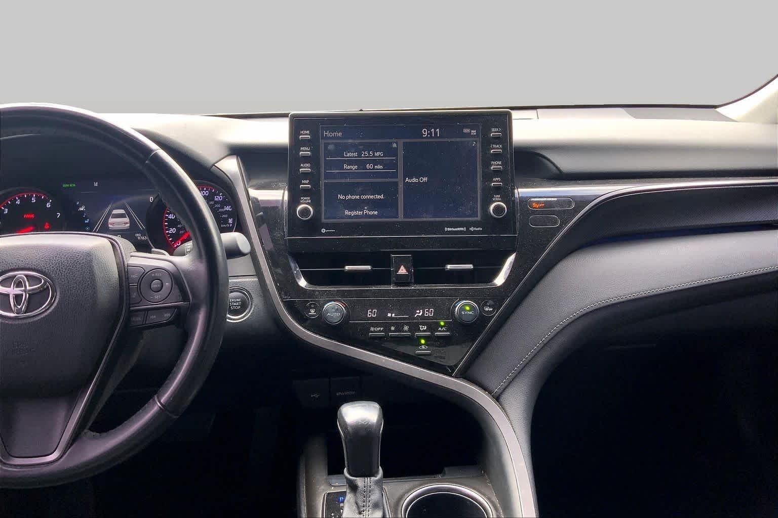 Used 2022 Celestial Silver Metallic/Midnight Black Metallic Toyota XSE image 6