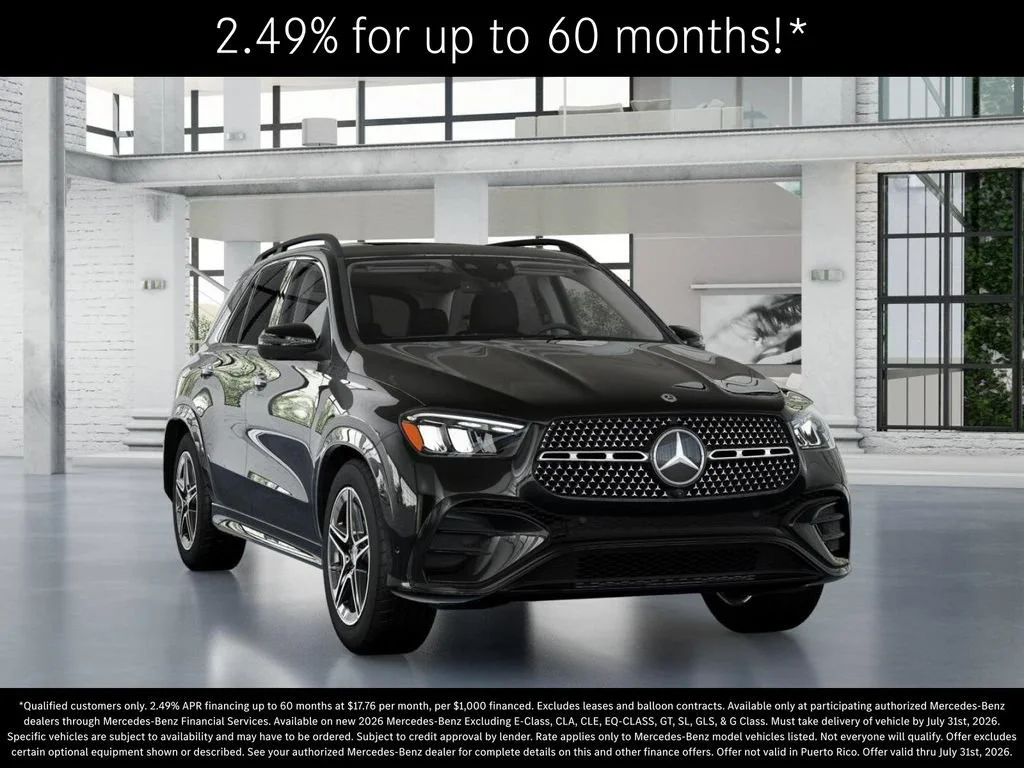 New 2026 Obsidian Black Metallic Mercedes-Benz GLE 350 image 51
