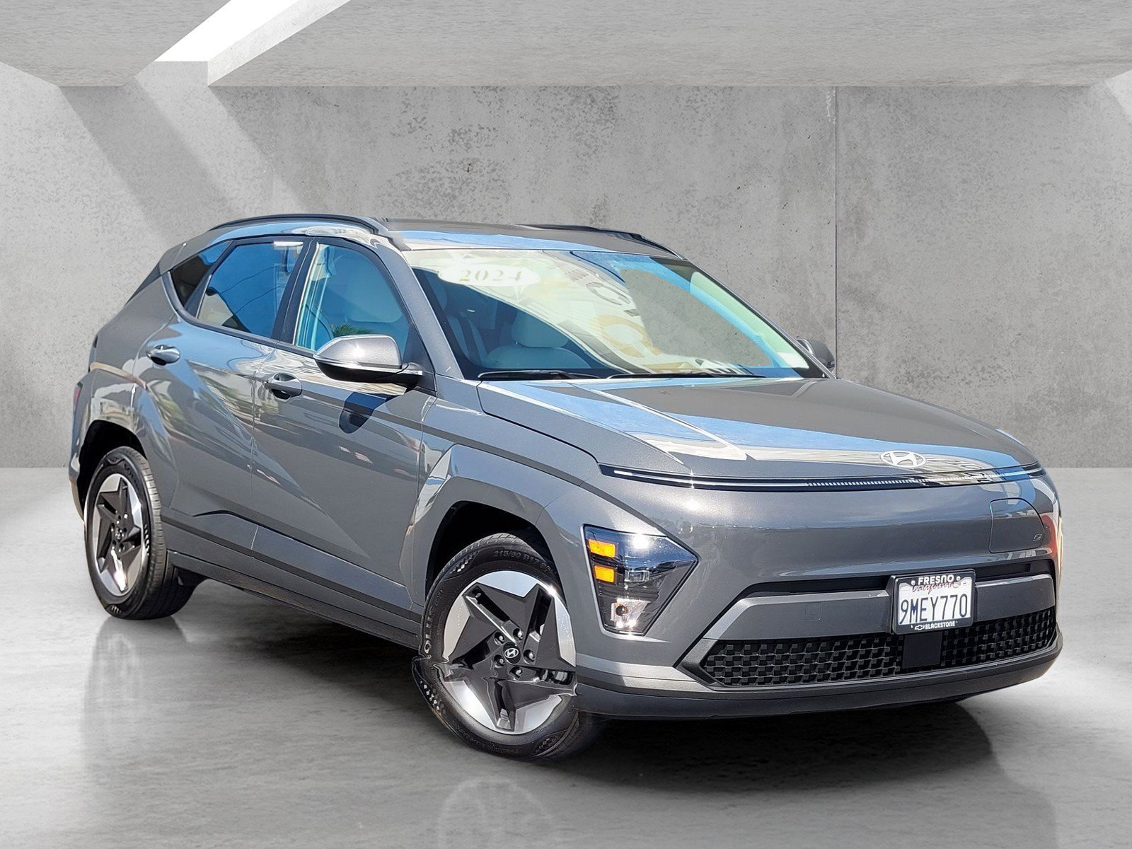 Used 2024 Hyundai Kona EV SEL with VIN KM8HC3A6XRU014701 for sale in Fresno, CA