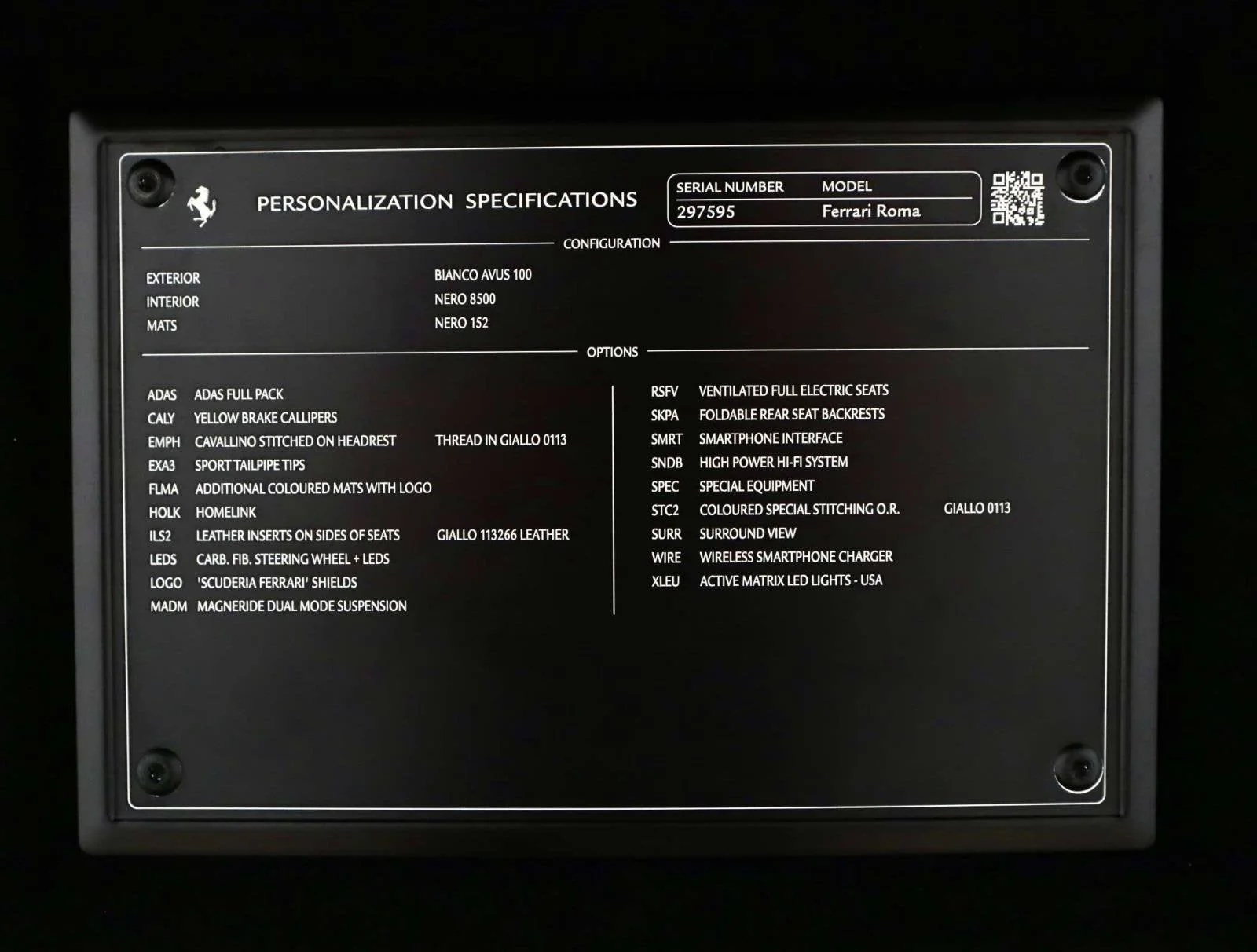 Certified Used 2023 Bianco Avus Ferrari  image 11
