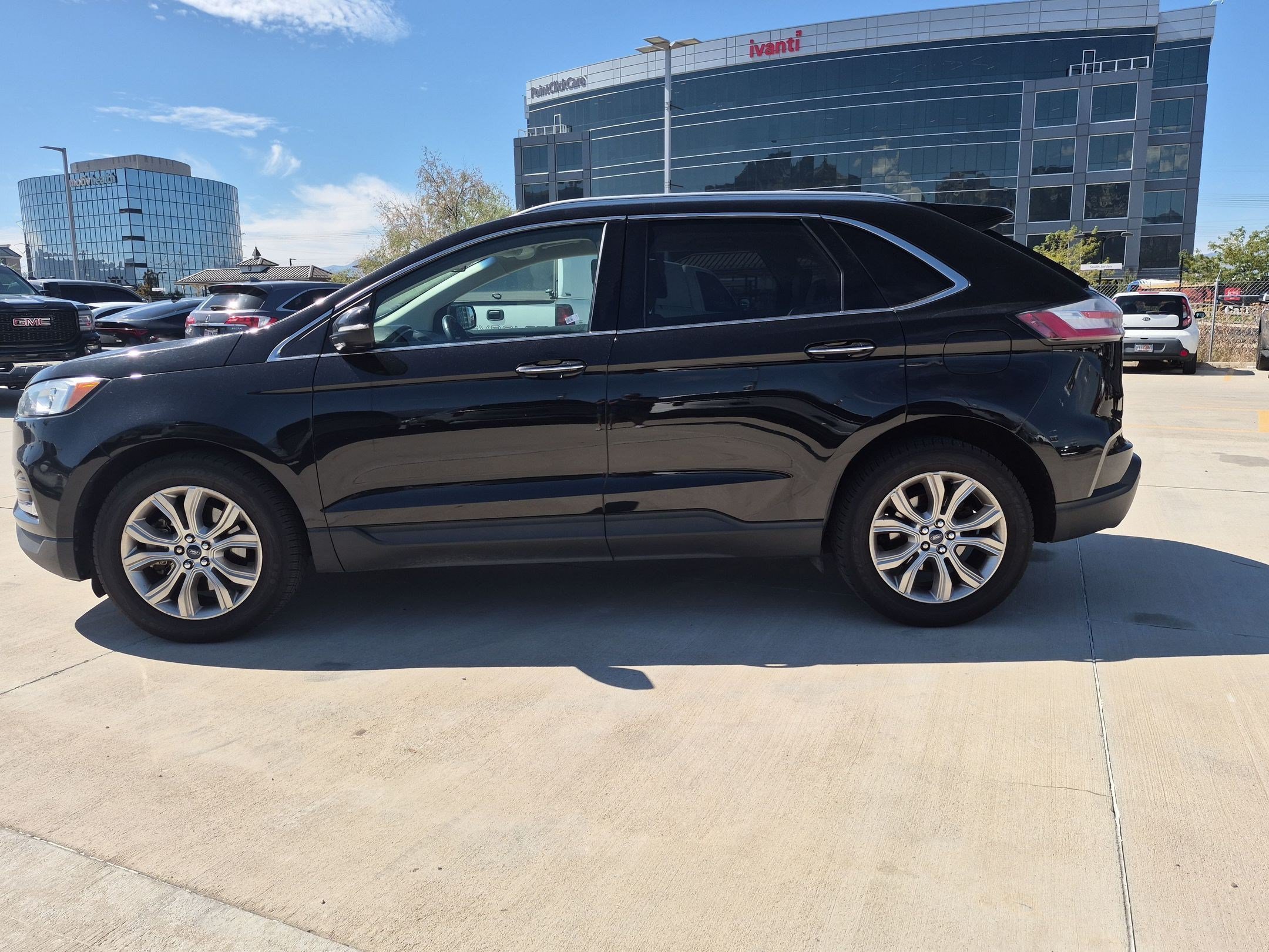 Used 2019 Ford Edge Titanium with VIN 2FMPK4K96KBB42751 for sale in South Jordan, UT