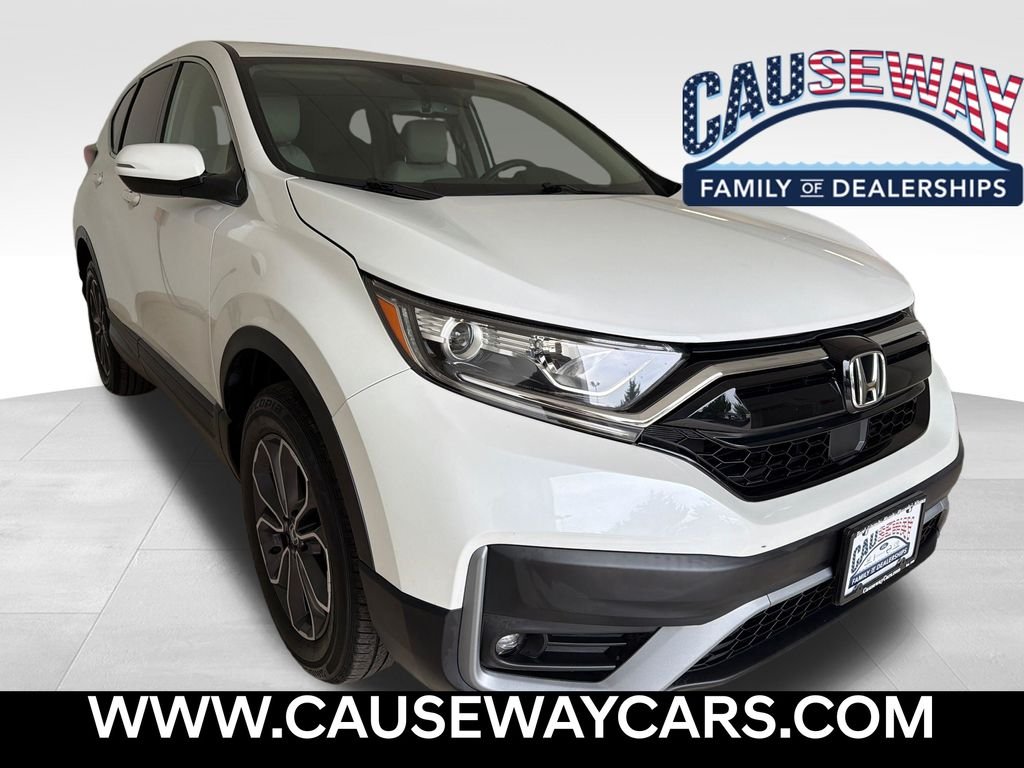 Used 2021 Platinum White Pearl Honda EX-L image 1