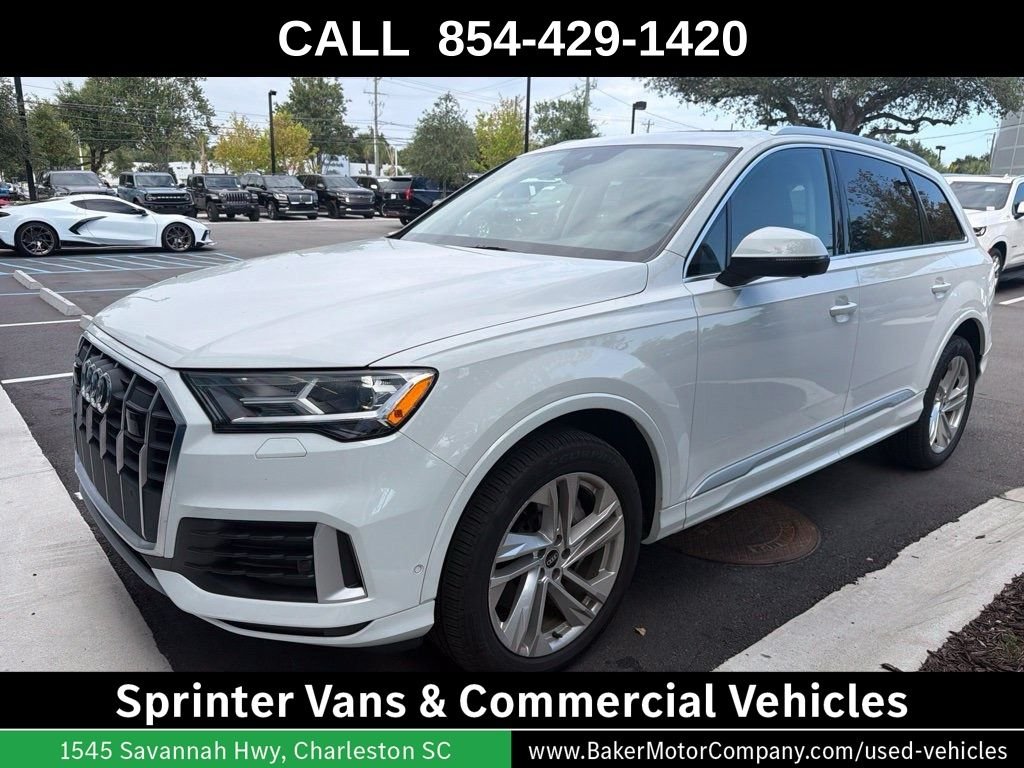 Used 2021 White Audi 45 Premium Plus image 1
