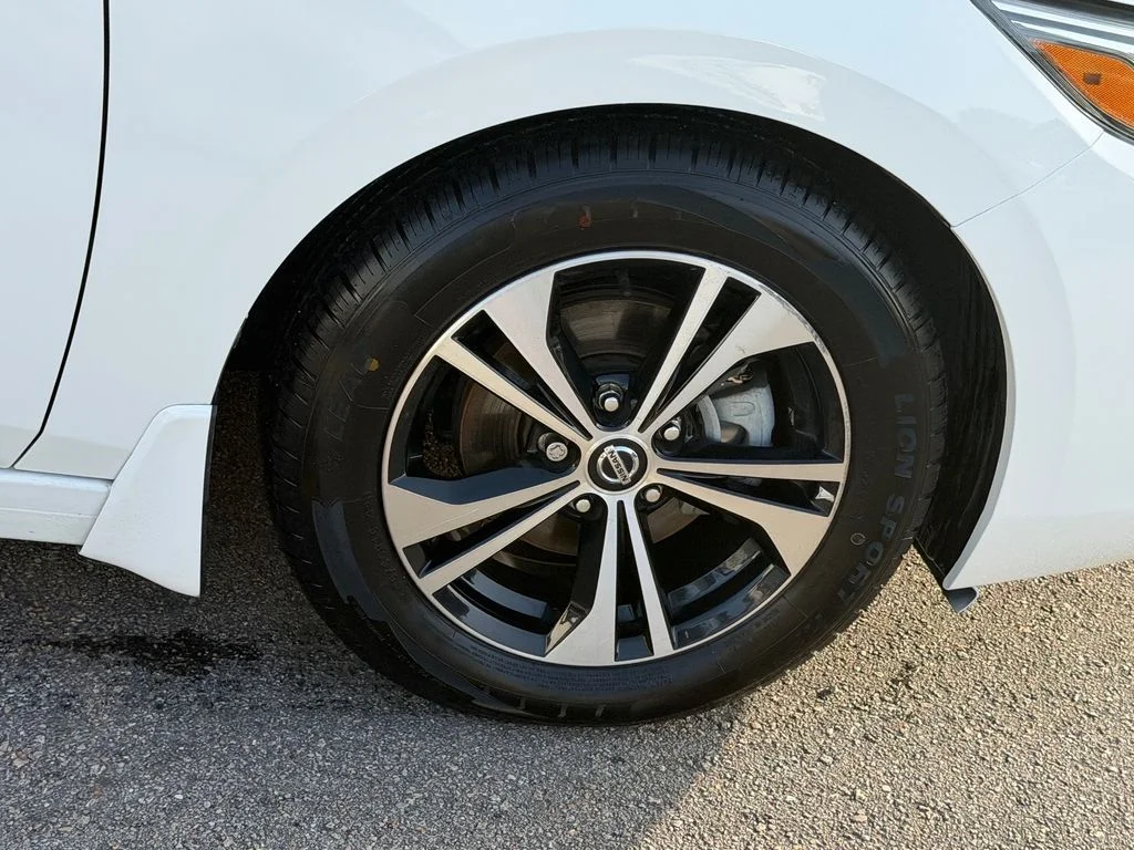 Certified Used 2021 White Nissan SV image 9