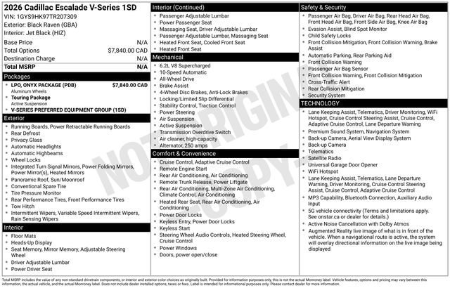 Used 2026 Black Raven Cadillac V-Series image 1