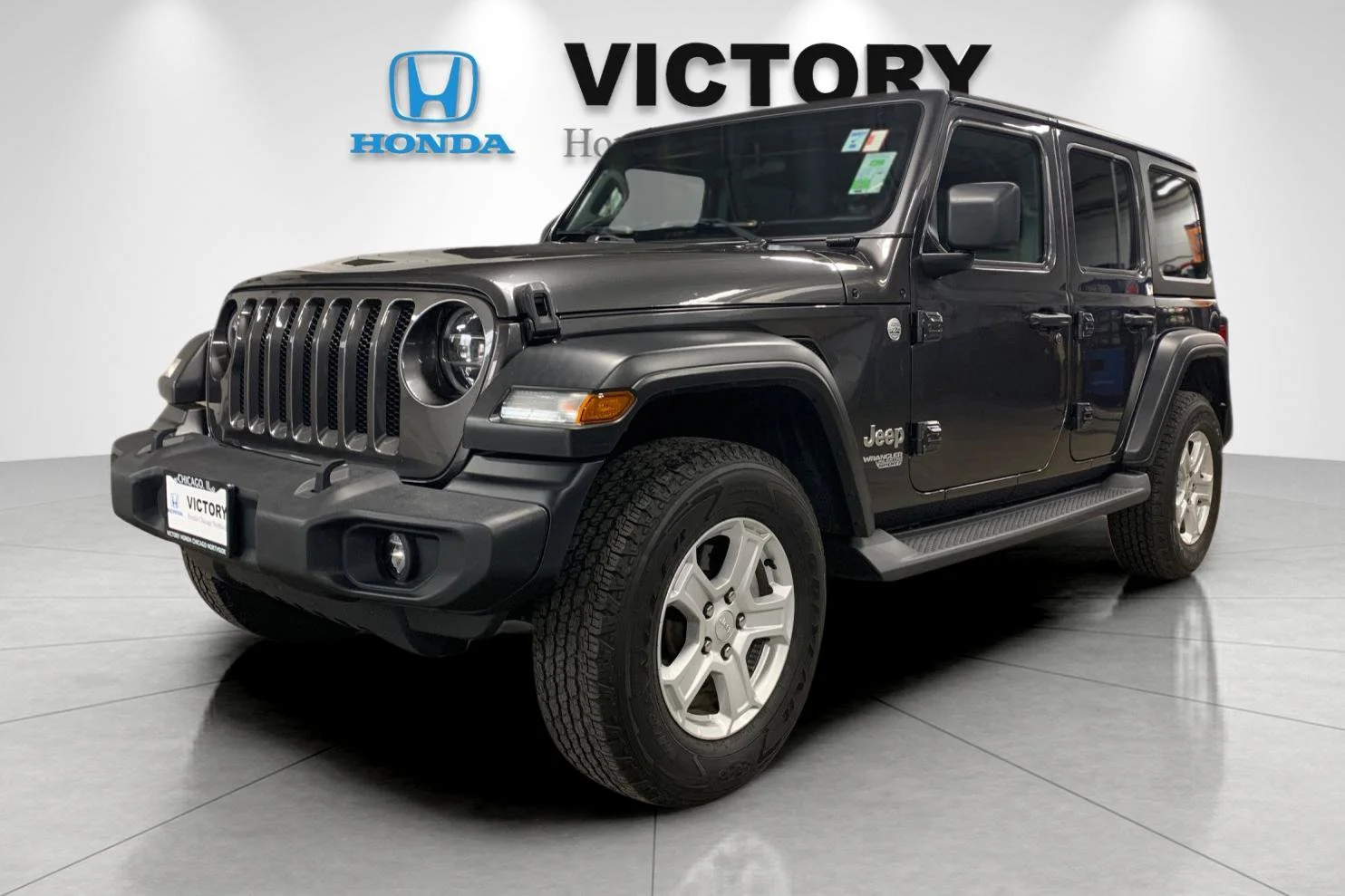 Used 2021 Crystal Metallic Jeep Unlimited Sport S image 7