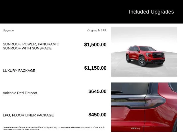 New 2026 Volcanic Red Tintcoat GMC AT4 image 5
