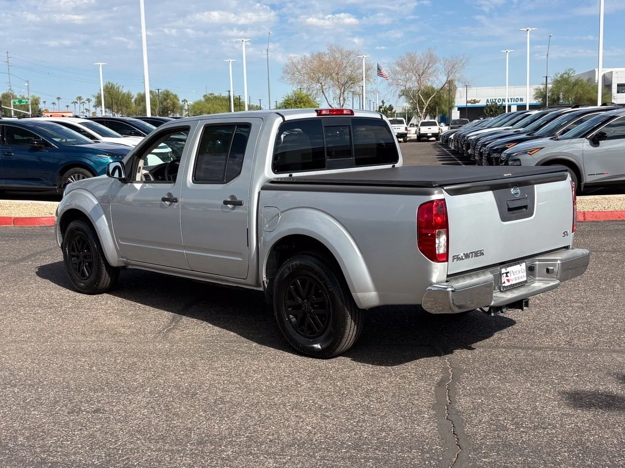 Used 2019 Brilliant Silver Metallic Nissan SV image 3