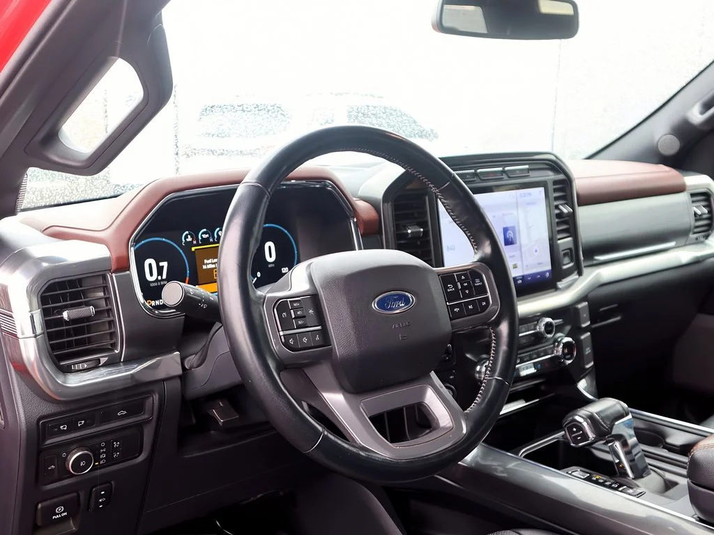 Used 2021 Race Red Ford LARIAT image 13