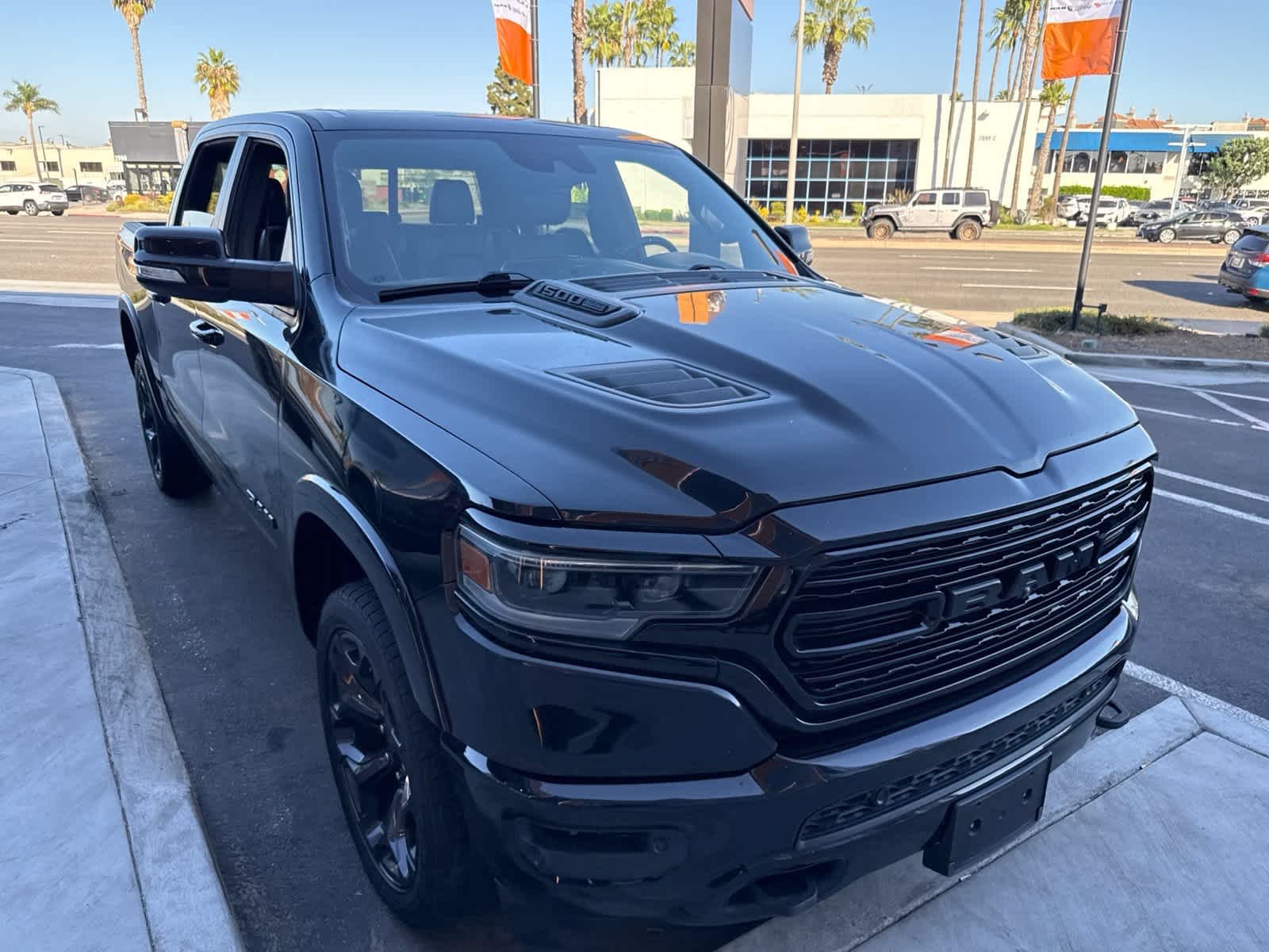 Used 2021 Diamond Black Crystal Pearlcoat Ram Limited image 6