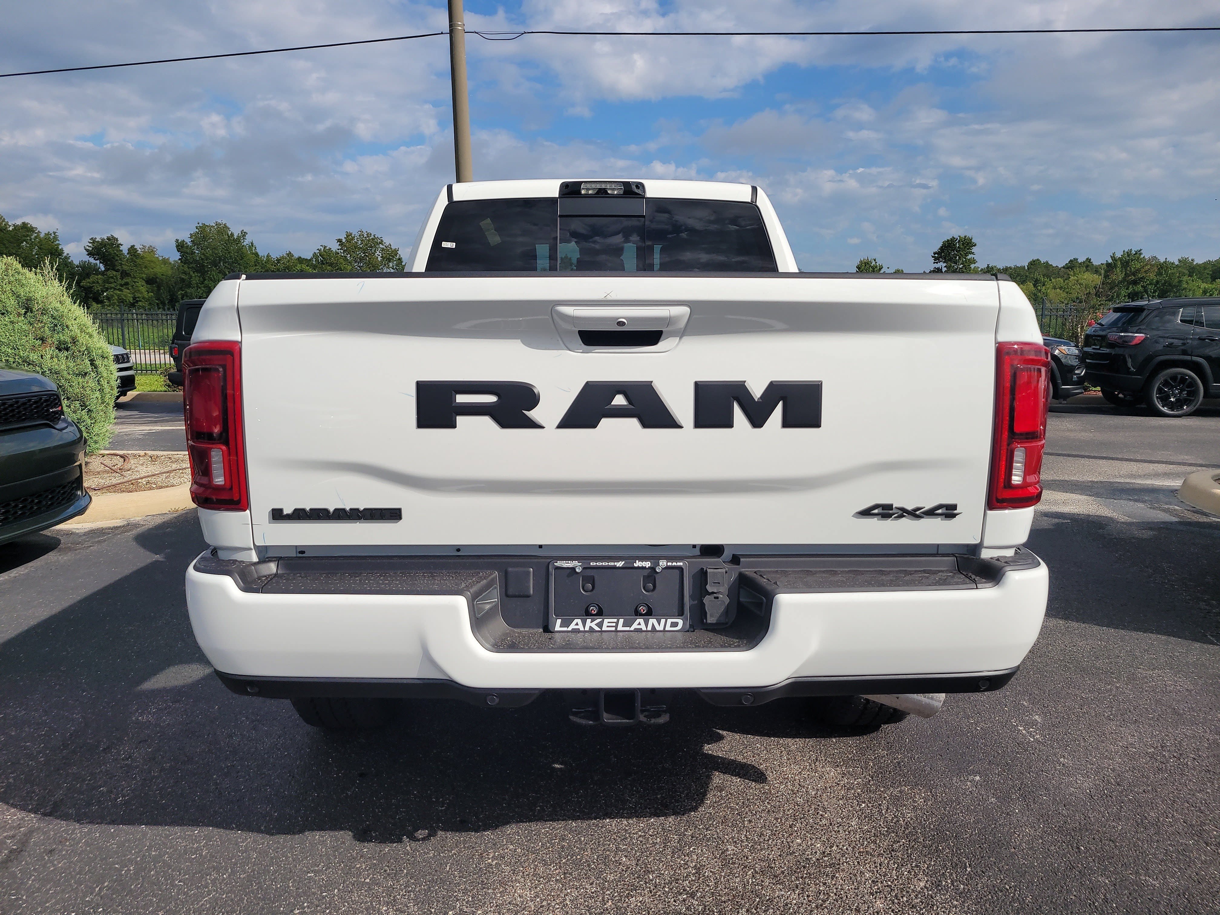 New 2026 Bright White Clear-Coat Exterior Paint RAM Laramie image 7