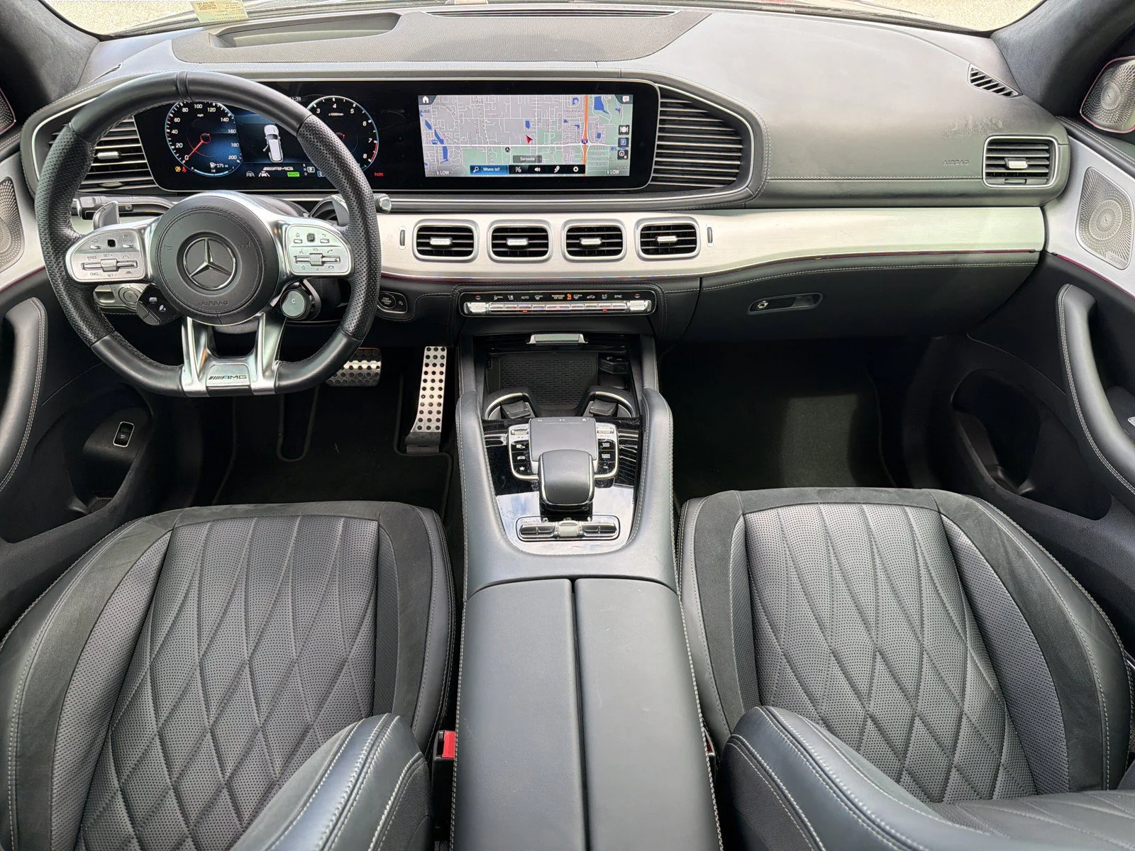 Used 2021 Black Mercedes-Benz GLS 63 AMG® image 14