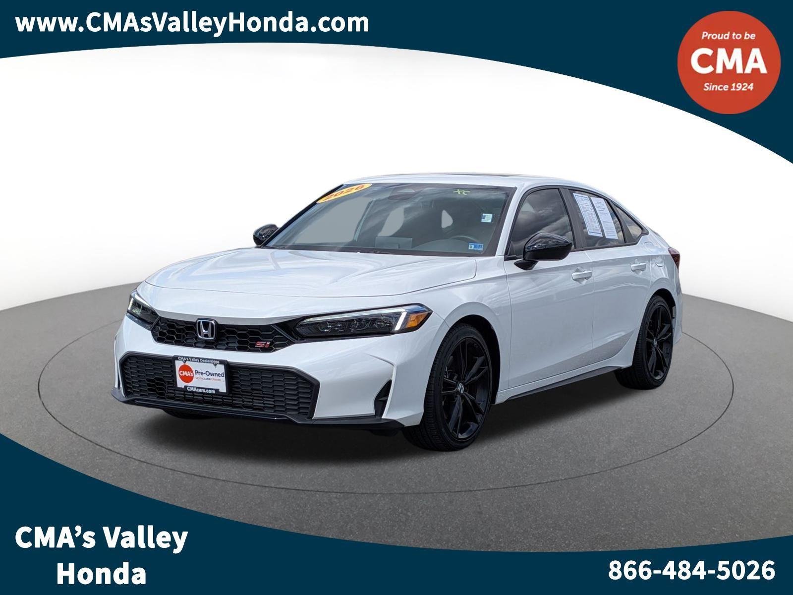 Used 2026 Platinum White Pearl Honda SI image 1