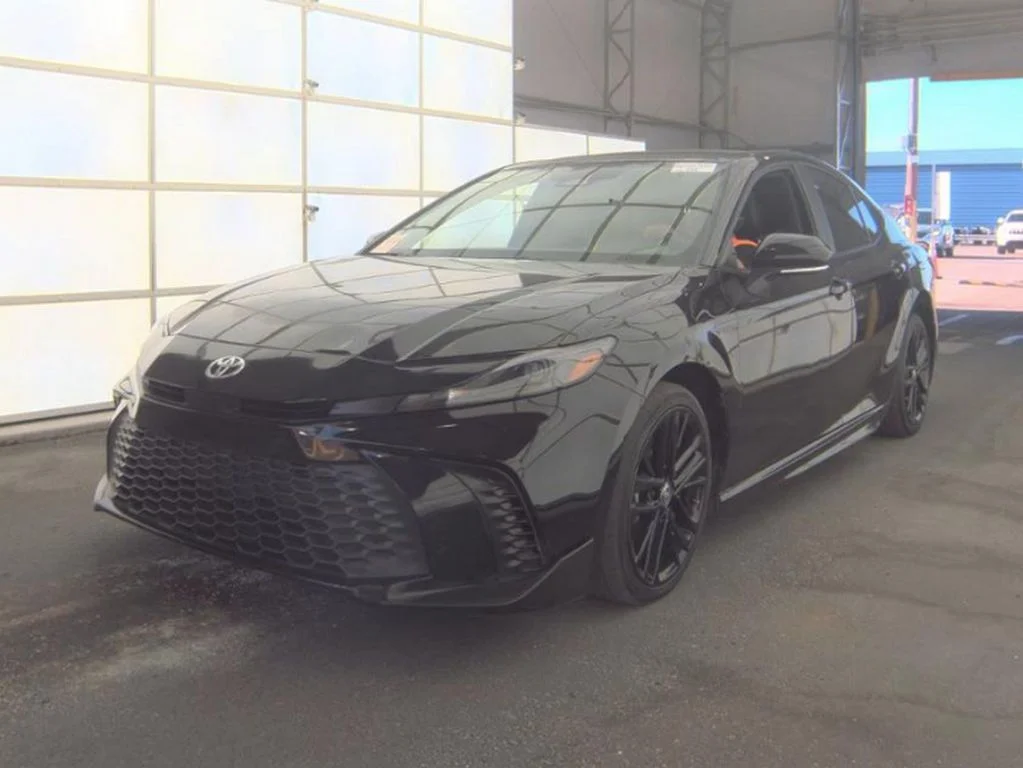 Used 2025 Black Toyota SE image 2