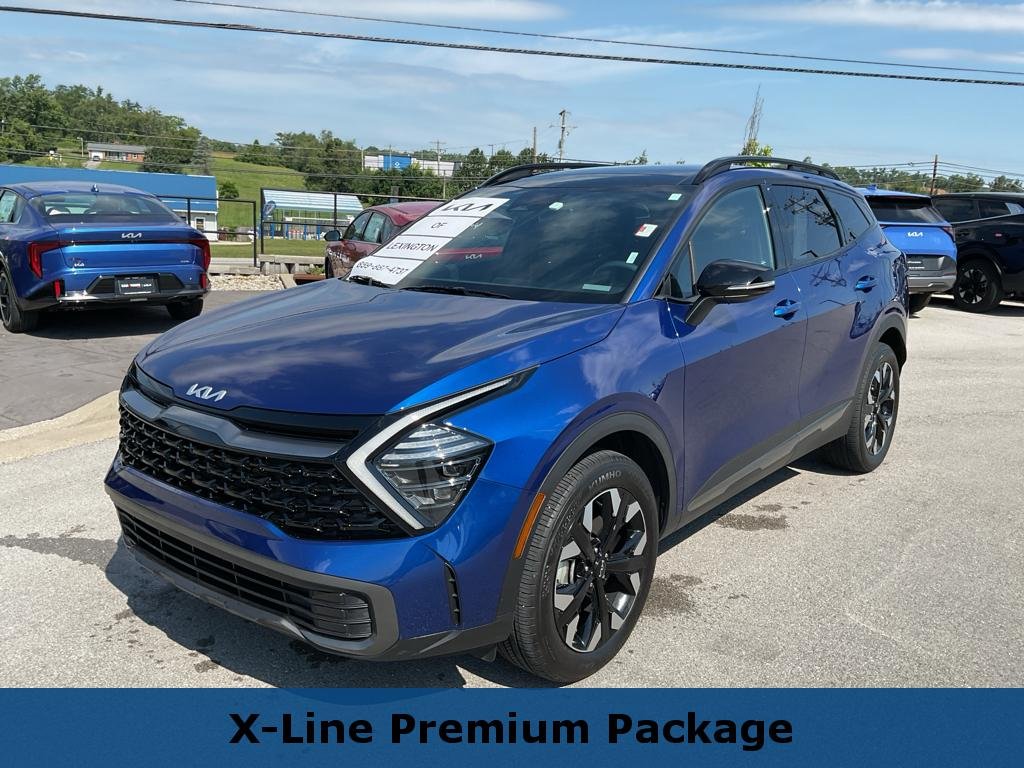 Used 2024 Sapphire Blue Kia X-Line image 4