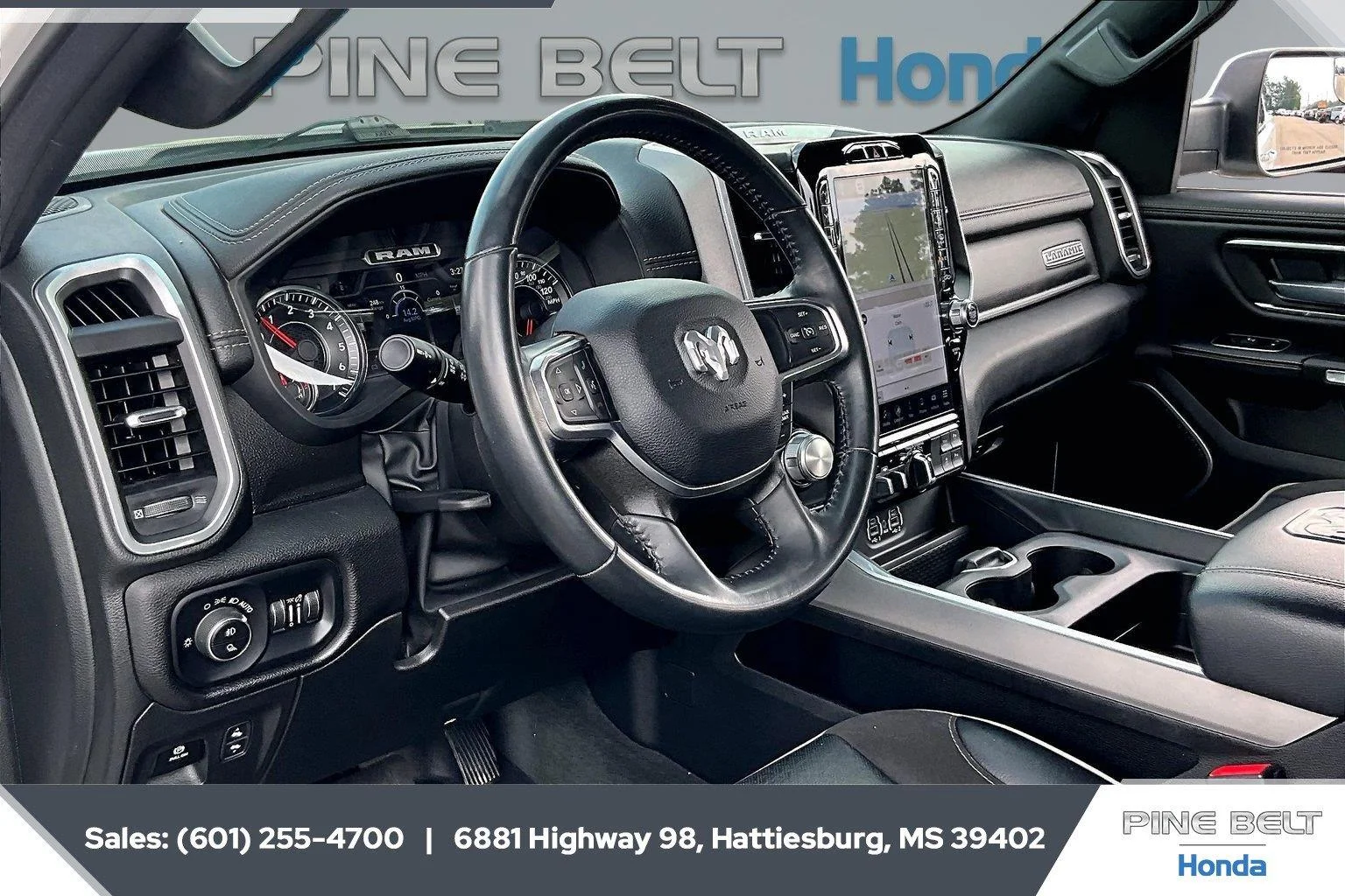 Used 2023 Ivory White Tri-Coat Pearlcoat Ram Laramie image 11