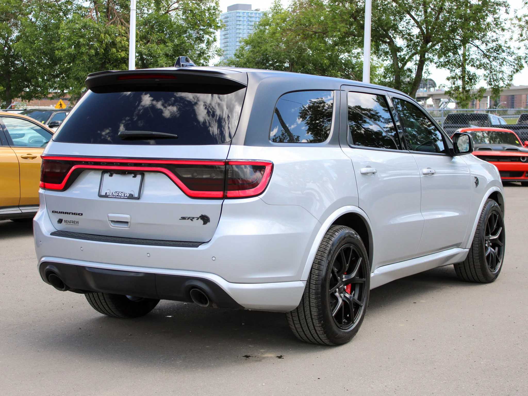 Certified Used 2025 triple nickel Dodge SRT Hellcat Silver Bullet*3M PPF | 710 HP | Apple CarPlay | Adaptive Cruise | Red Leather image 19