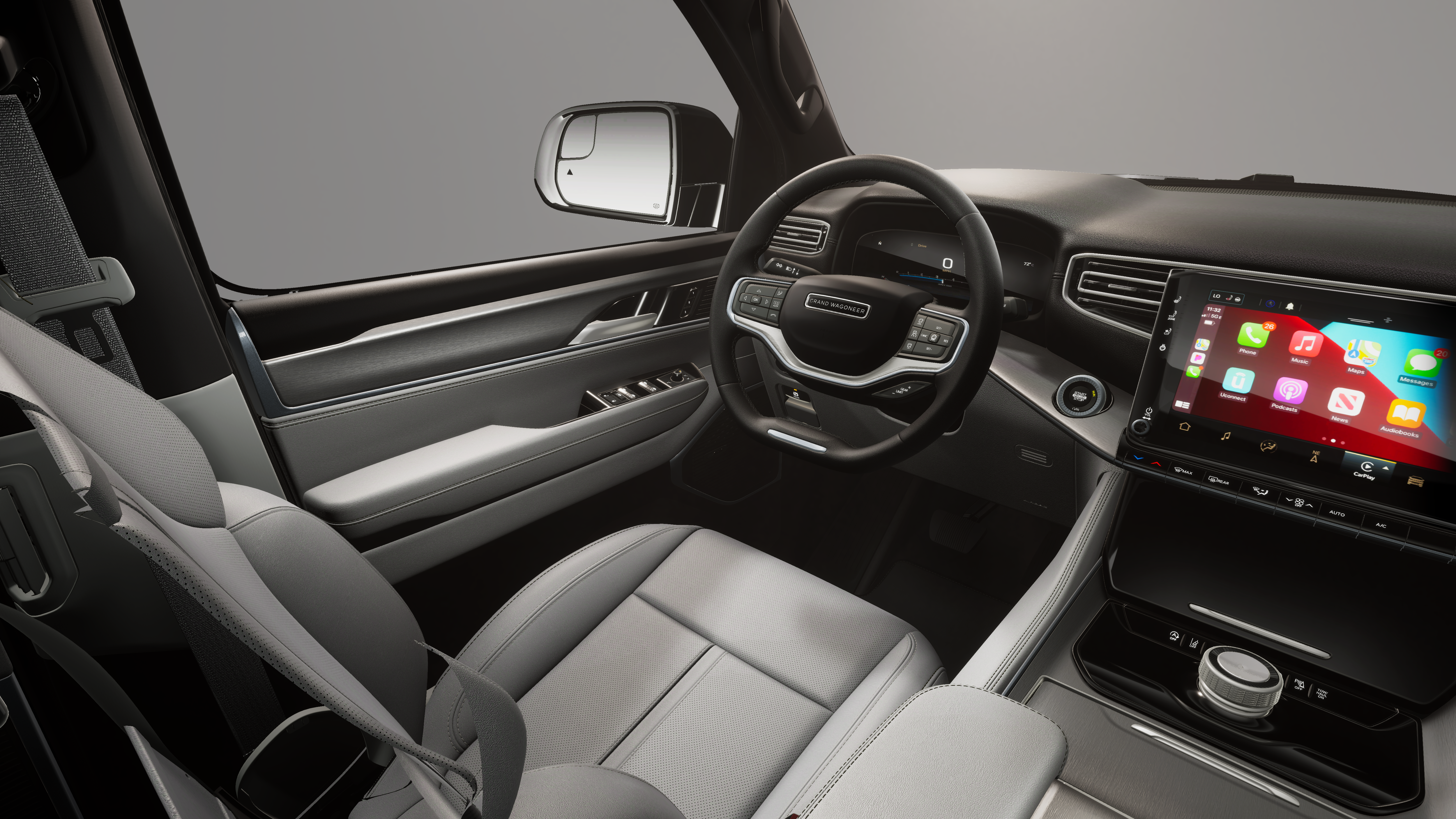 New 2026 Fathom Blue Pearl-Coat Exterior Paint (Late Availability) Jeep Grand Wagoneer image 20