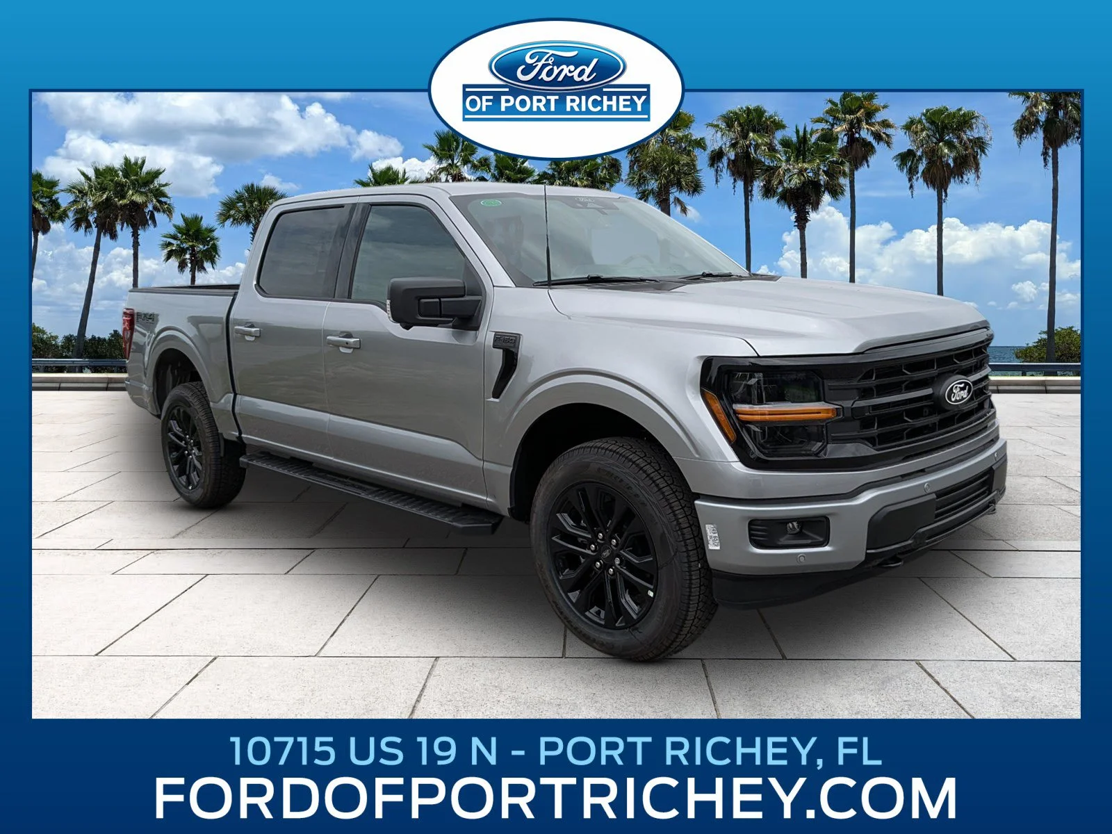 New 2026 Iconic Silver Metallic Ford XLT image 1