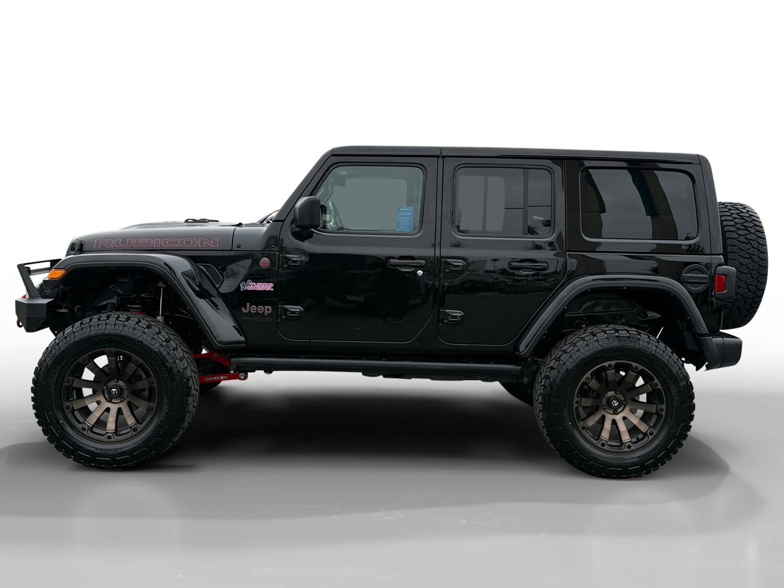 Used 2021 Black Clearcoat Jeep Unlimited Rubicon image 2