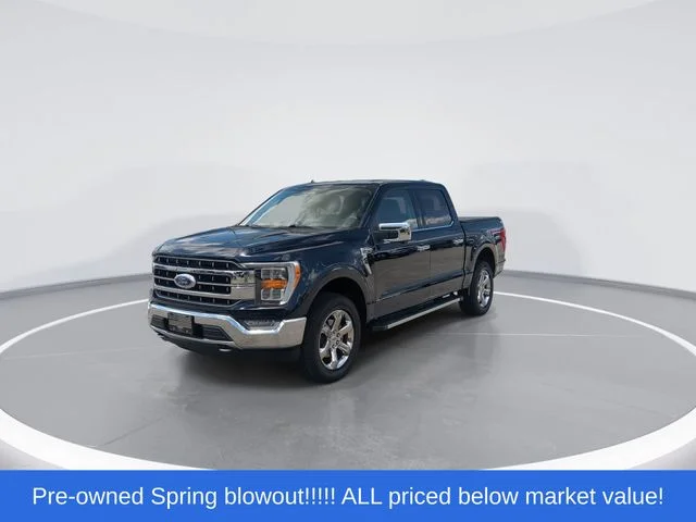 Used 2022 Blue Ford Lariat image 4