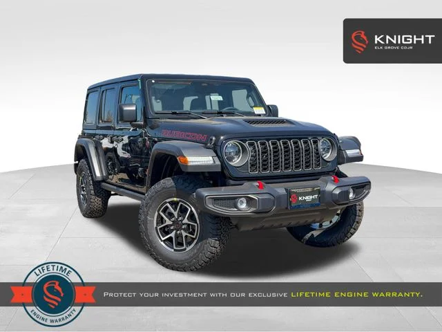 New 2026 Black Clear-Coat Exterior Paint Jeep Rubicon image 1