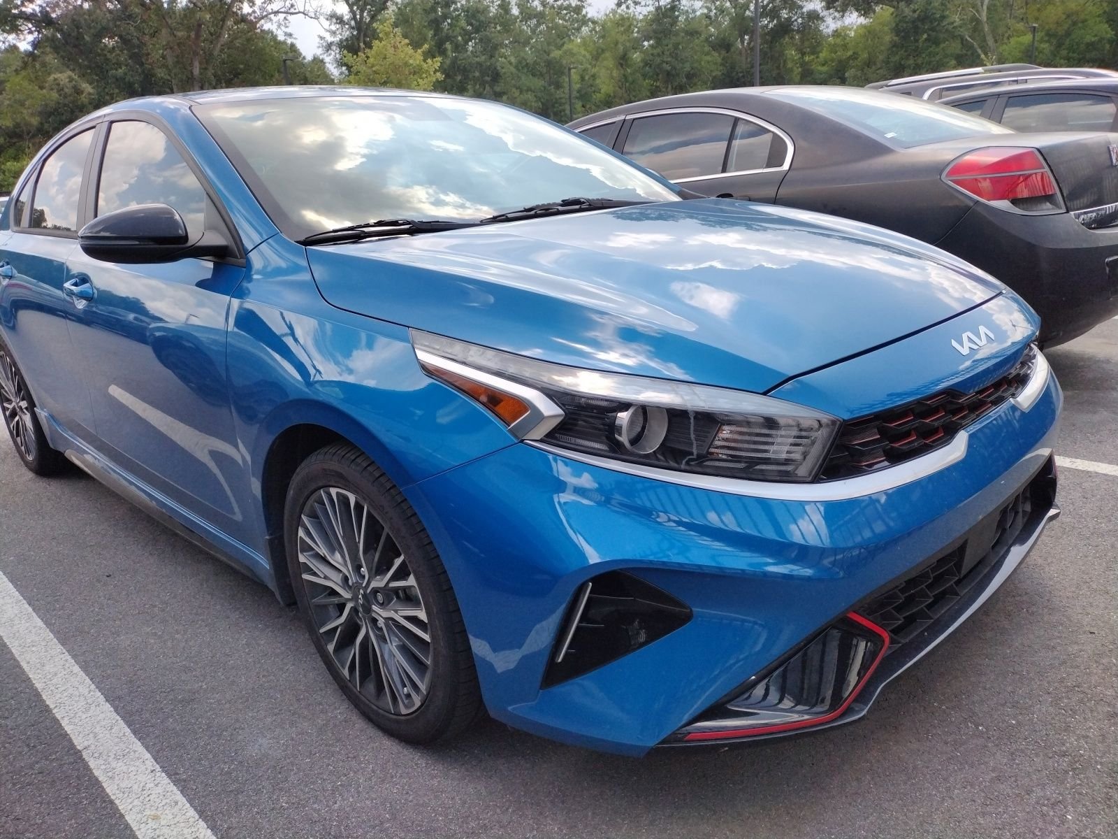 Used 2022 Blue Kia GT-Line image 2