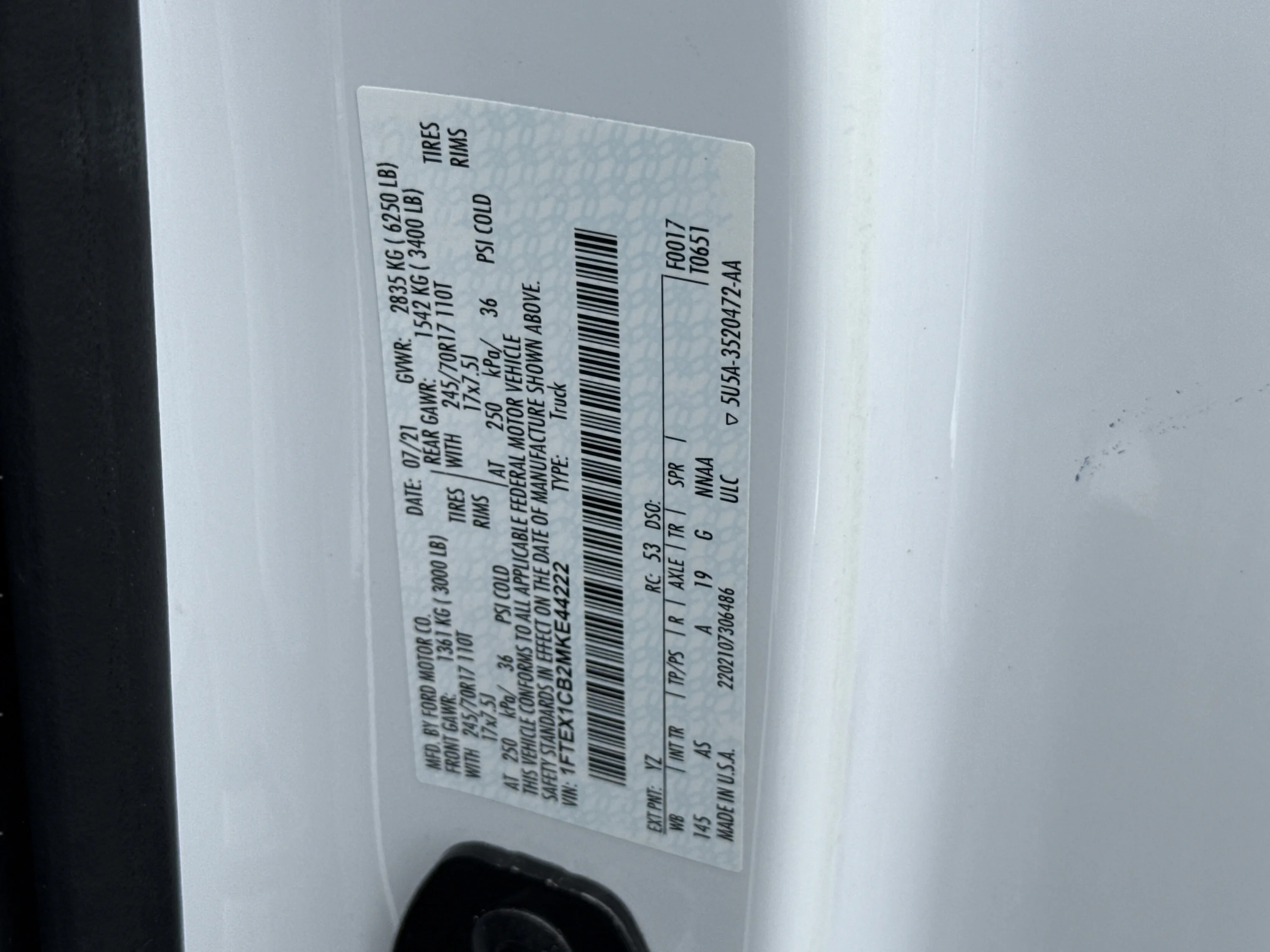 Used 2021 Oxford White Ford XL image 42
