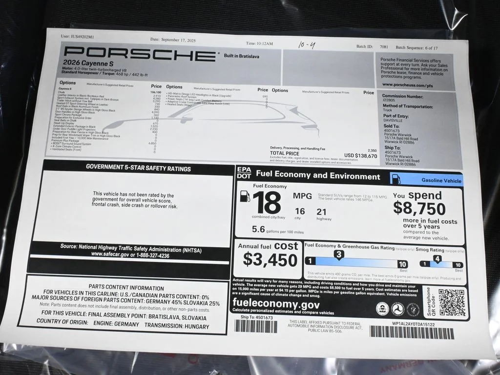 Used 2026  Porsche S image 44
