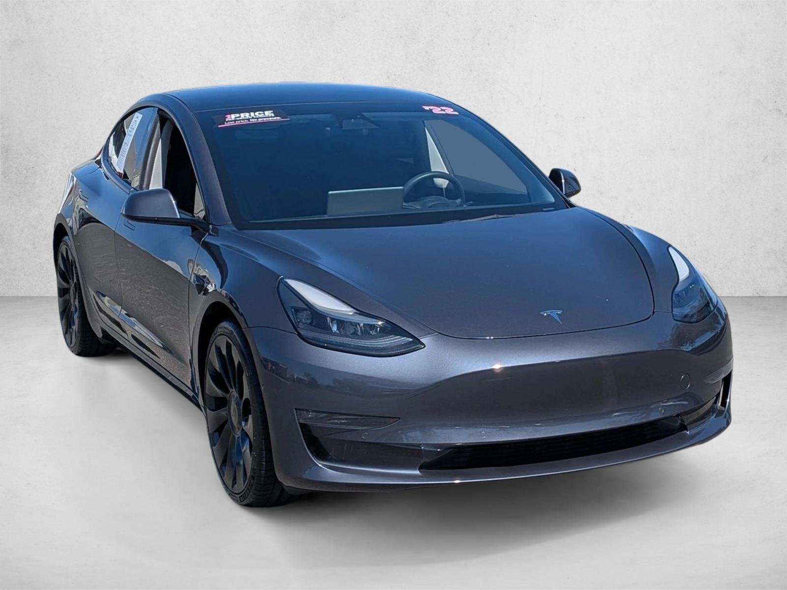 Used 2022 Silver/Gray Tesla Performance image 3