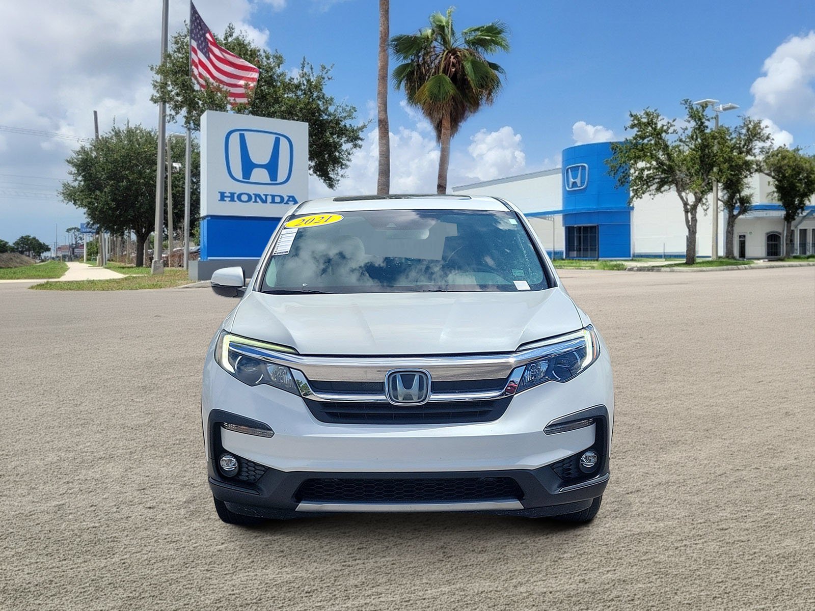 Used 2021 Platinum White Honda EX-L image 2