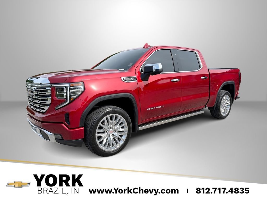 Used 2024 Volcanic Red Tintcoat GMC Denali image 1