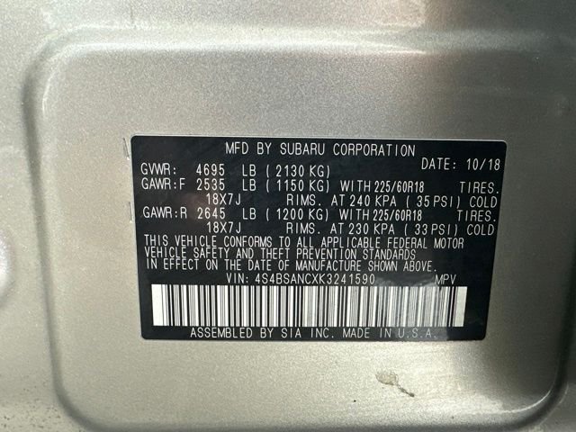Used 2019 Gray Subaru 2.5i image 31