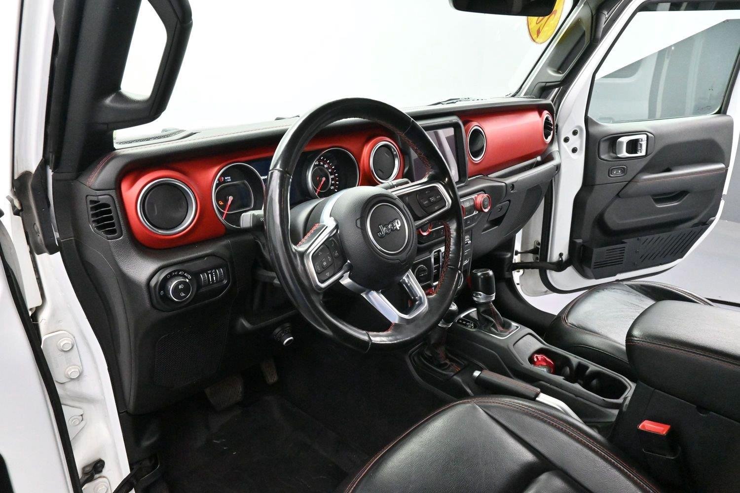 Used 2021 Bright White Clearcoat Jeep Rubicon image 14
