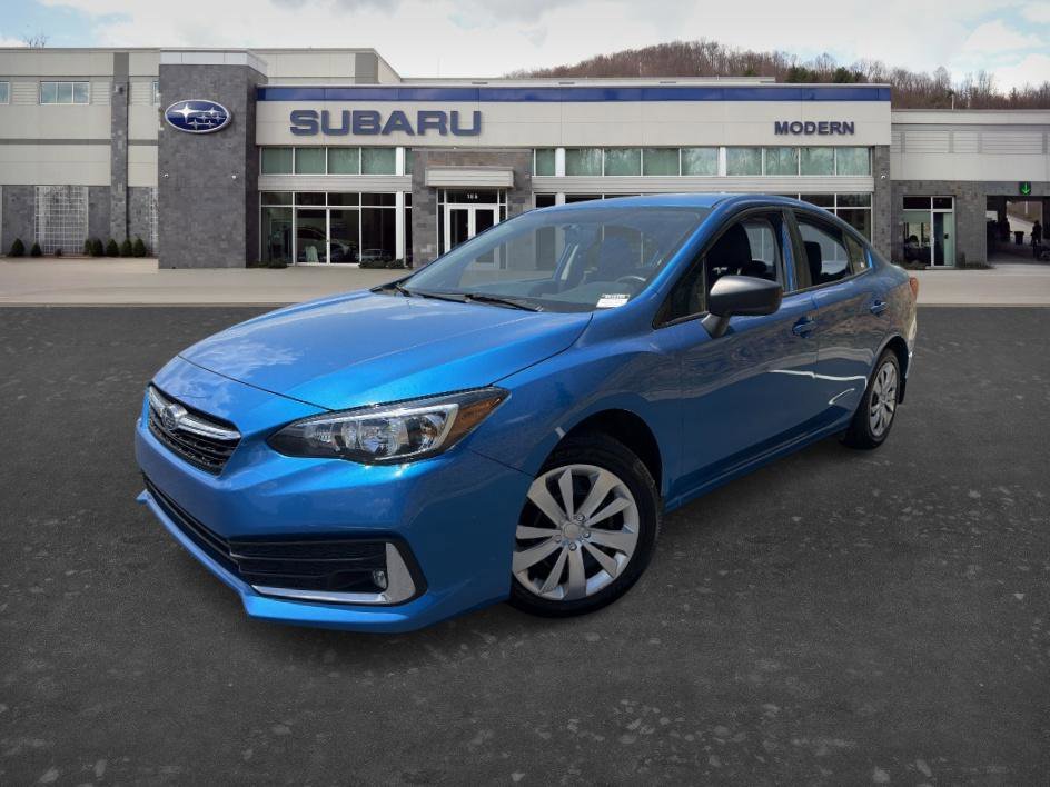Used 2022 Ocean Blue Pearl Subaru Base image 1