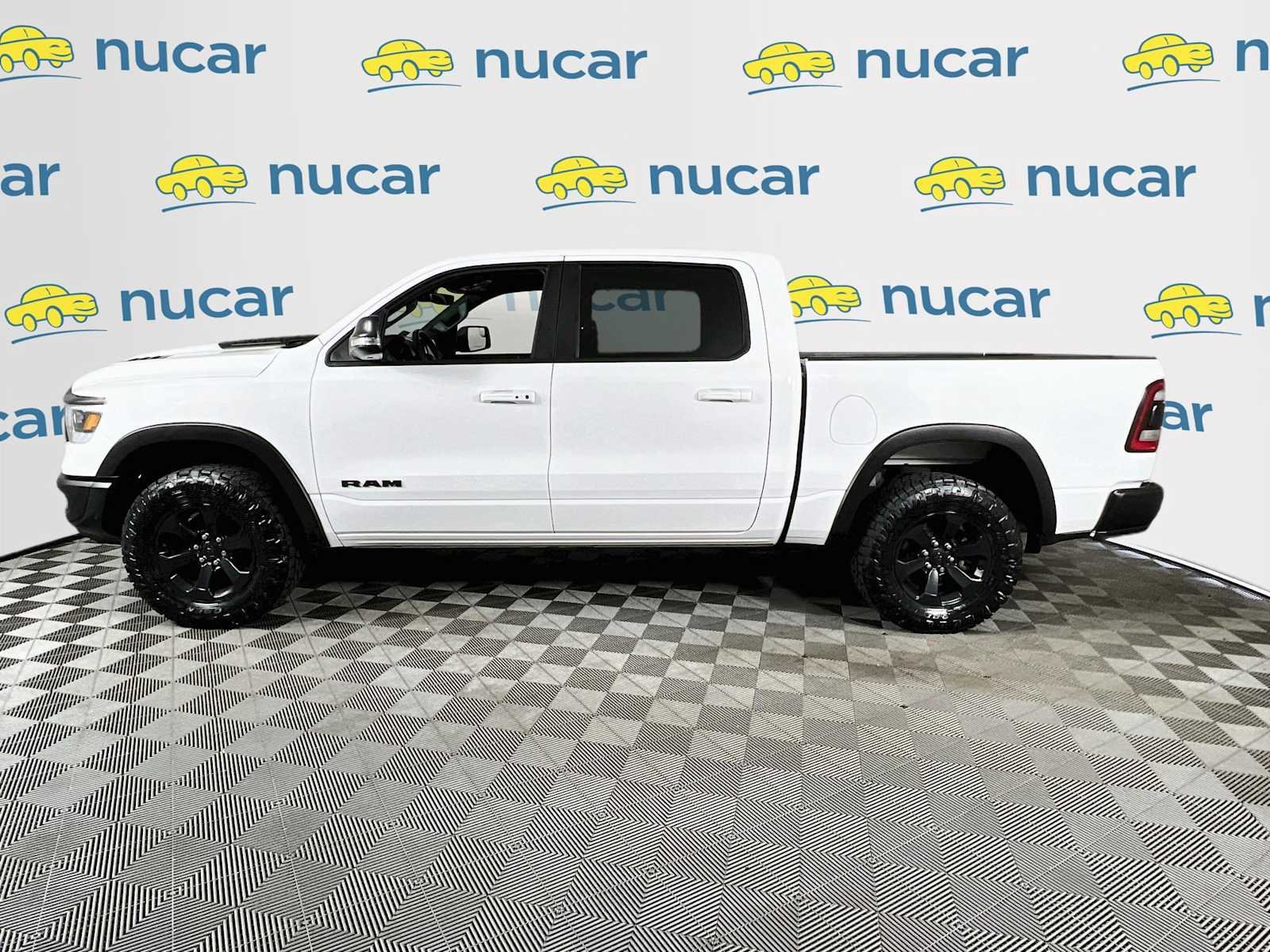 Used 2021 Bright White Clearcoat Ram Rebel image 4