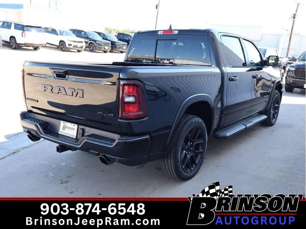 New 2026 Diamond Black Crystal Pearlcoat Ram Laramie image 5