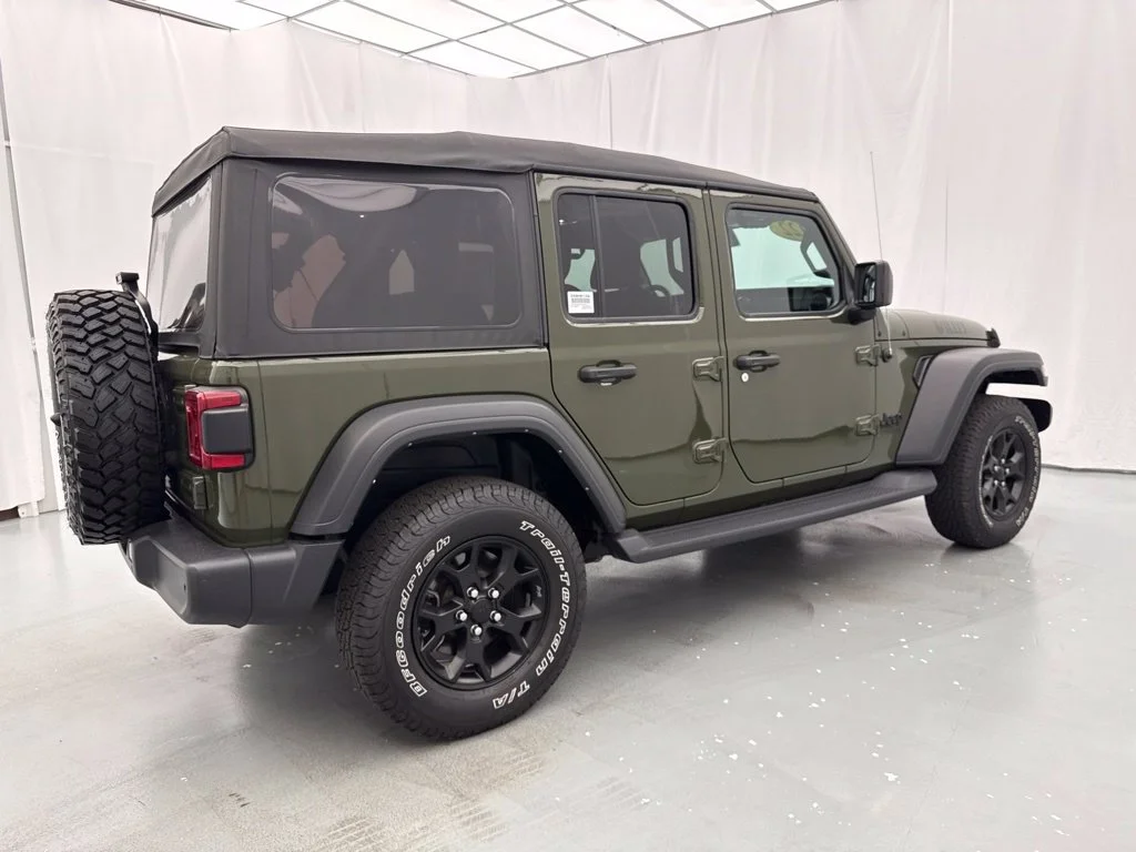 Used 2022 Green Jeep Unlimited Willys image 12