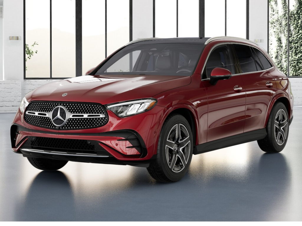 New 2026 MANUFAKTUR Patagonia Red Metallic Mercedes-Benz GLC 300 image 1