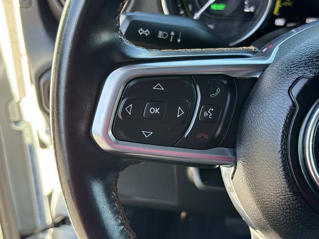 Used 2021 White Jeep Unlimited Sahara 4xe image 40