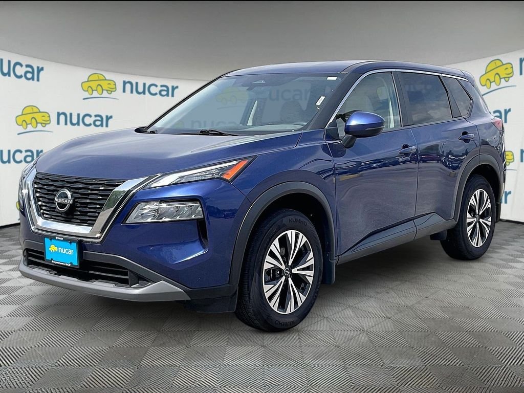 Used 2023 Caspian Blue Metallic Nissan SV image 3