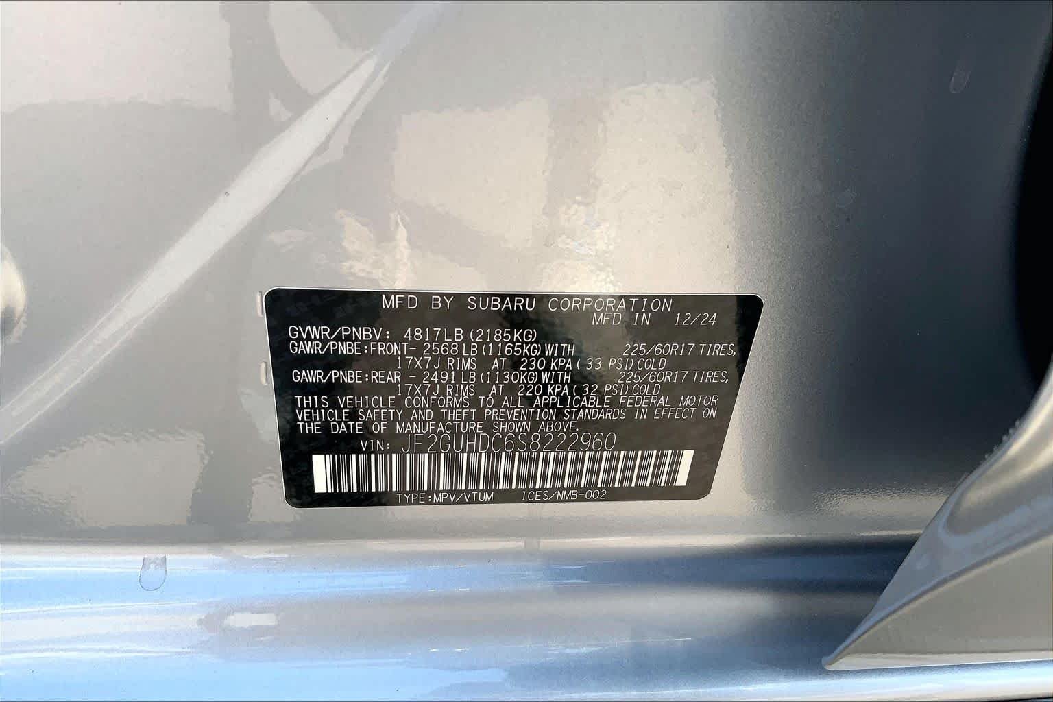 Certified Used 2025 Ice Silver Metallic Subaru Premium image 30