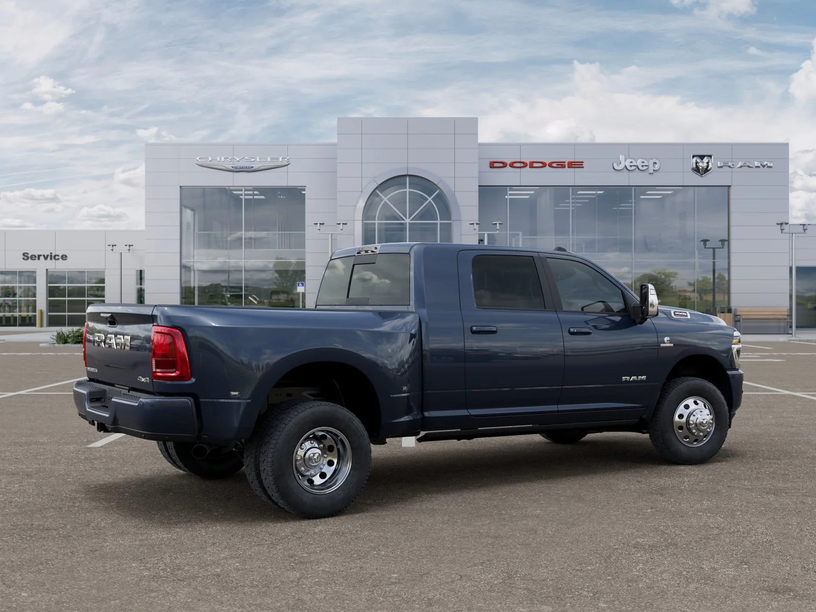 New 2026 Forged Blue Metallic Exterior Paint RAM Laramie image 14