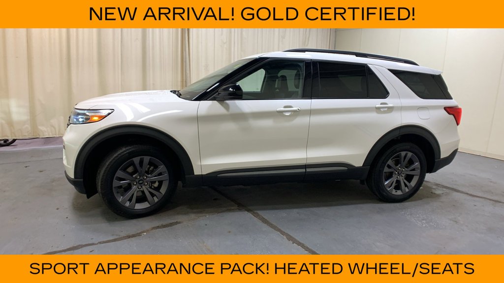 Certified Used 2023 White Metallic Ford XLT image 6