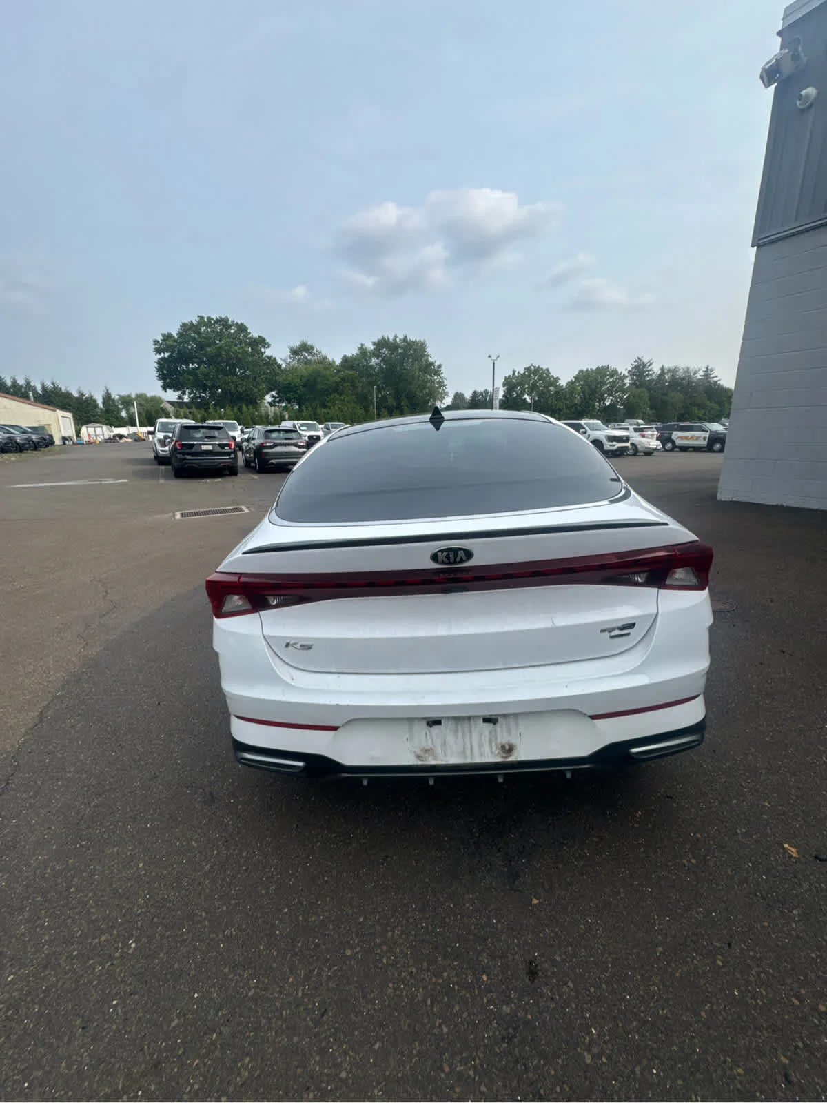 Used 2021 Glacial White Pearl Kia GT-Line image 4