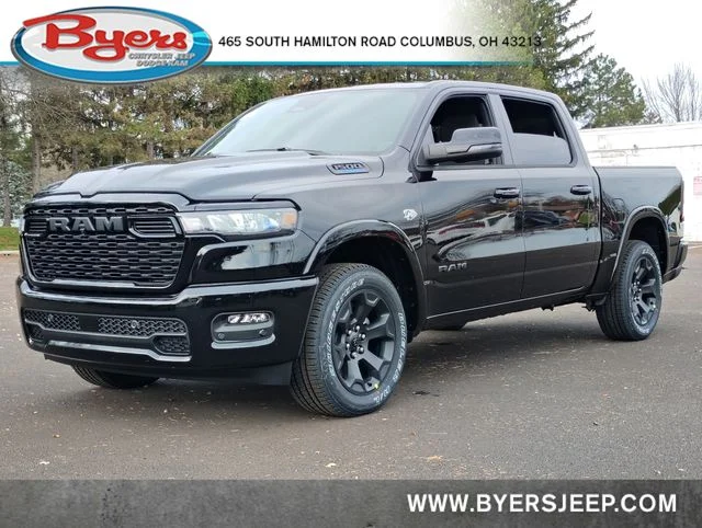 New 2026 Diamond Black Crystal Pearl-Coat Exterior Paint RAM Big Horn/Lone Star image 8