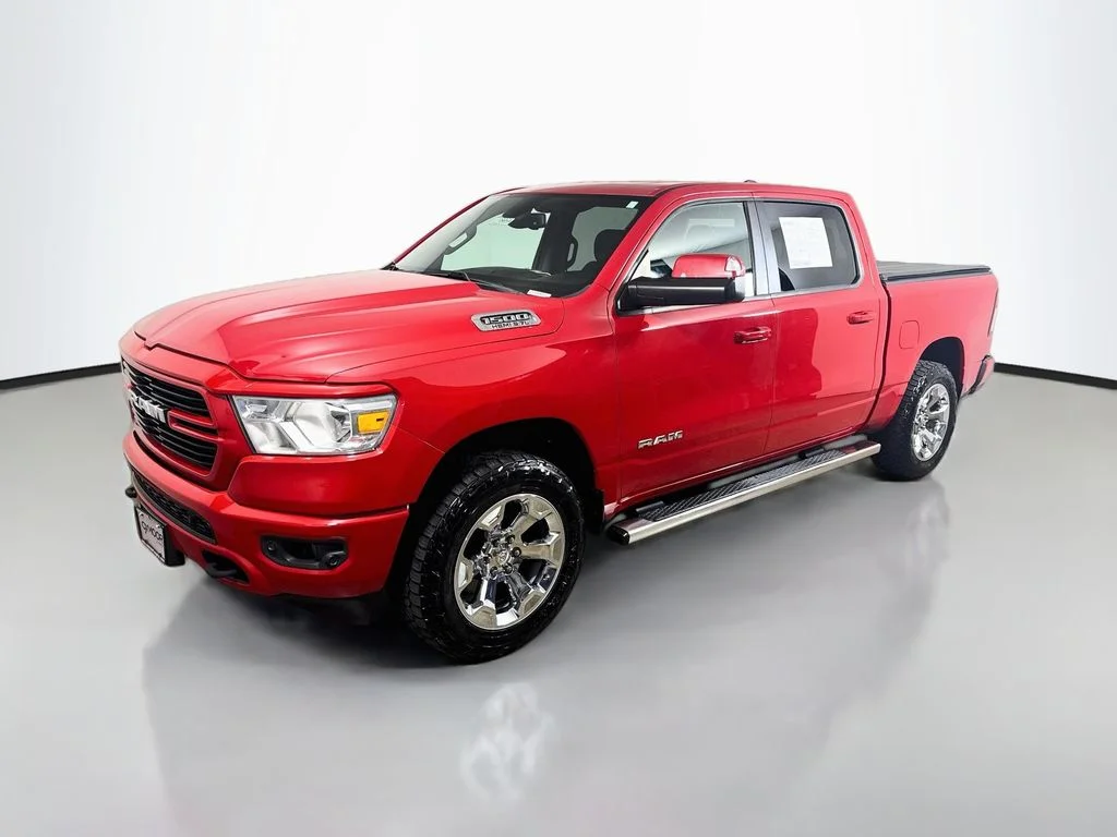 Used 2019 Flame Red Clearcoat Ram Big Horn/Lone Star image 3