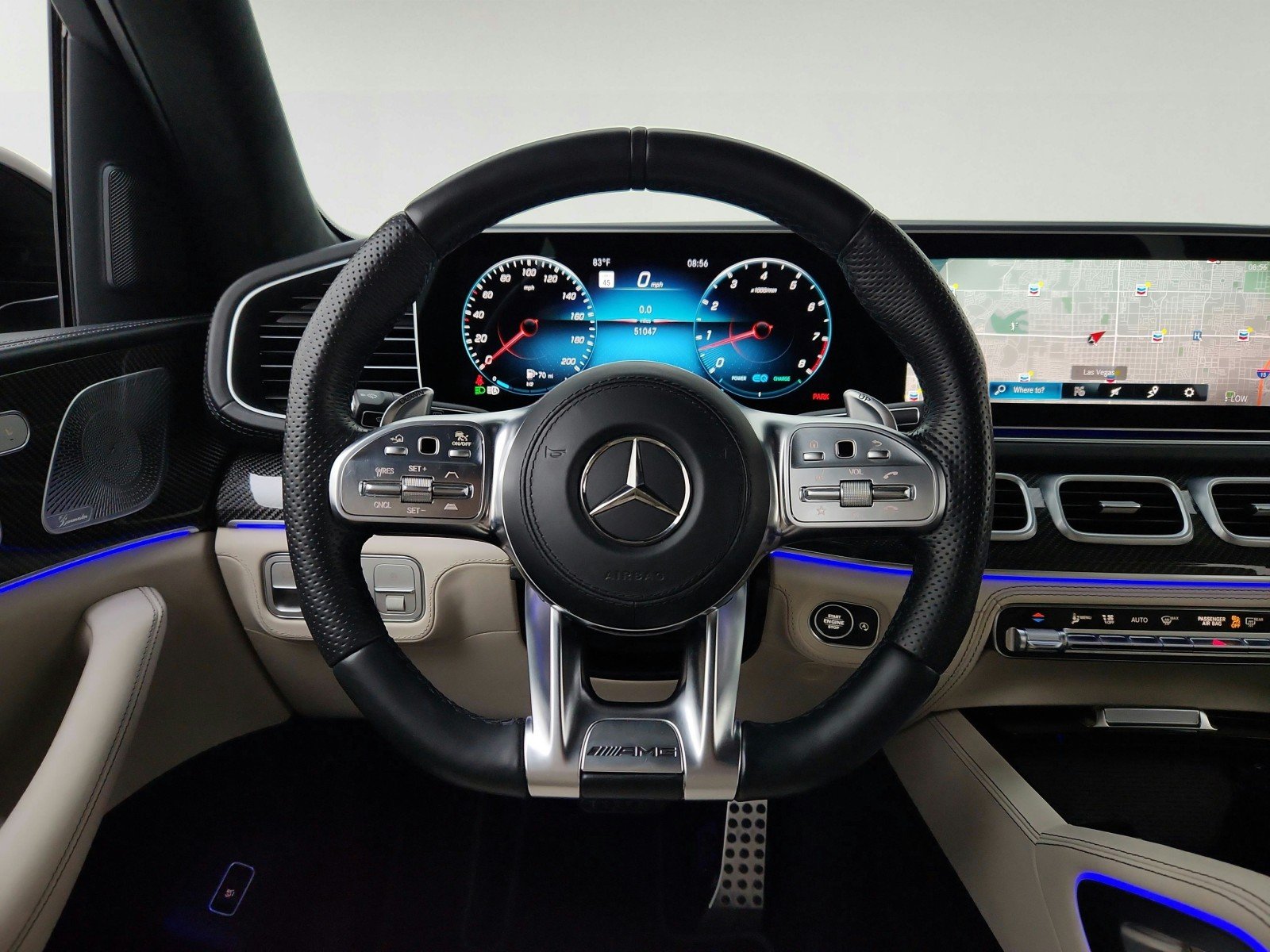 Used 2021 Mojave Silver Metallic Mercedes-Benz AMG® GLS 63 image 23
