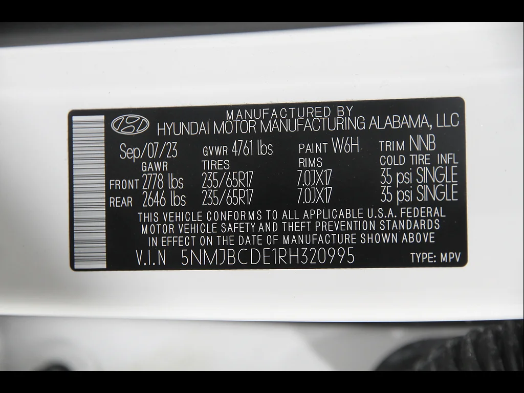 Certified Used 2024 Serenity White Pearl Hyundai SEL image 22
