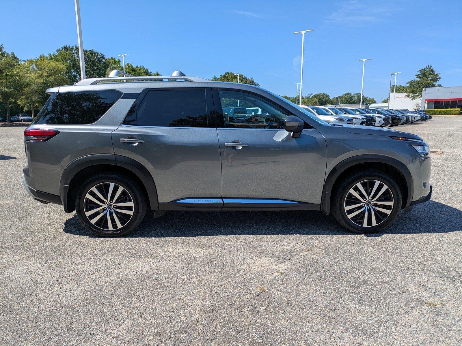 Used 2023 Gun Metallic Nissan Platinum image 3